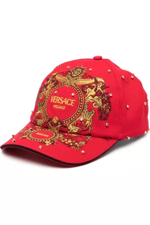 VERSACE Baroque-embroidered baseball cap
