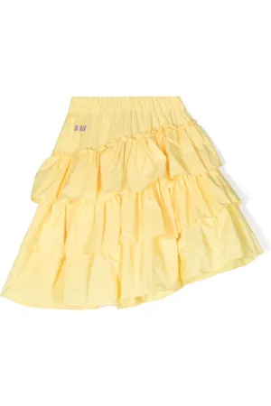 Msgm Falda asimétrica a capas