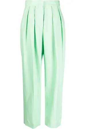 Stella McCartney Pantalones anchos con pinzas