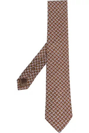 Church's Graphic-print linen tie