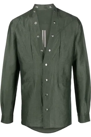 Rick Owens Camisa con botones de presión