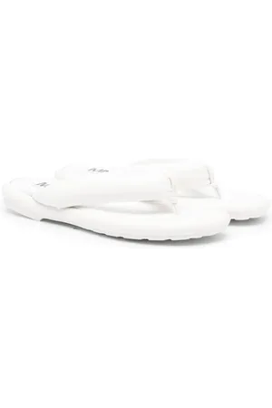 Maison Margiela Flip flops con logo estampado