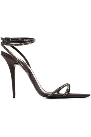 Saint Laurent Sandalias Ava 105 con apliques
