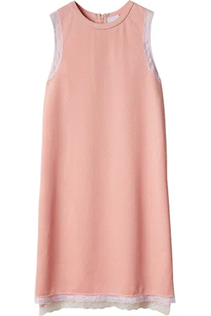 Burberry Vestido con ribete de encaje