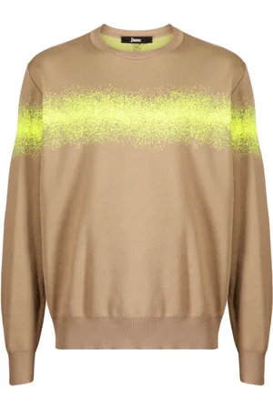 HERNO Sudadera tejida con efecto de pintura de espray