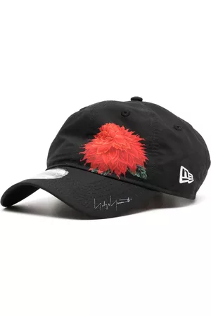 YOHJI YAMAMOTO Gorra con estampado floral