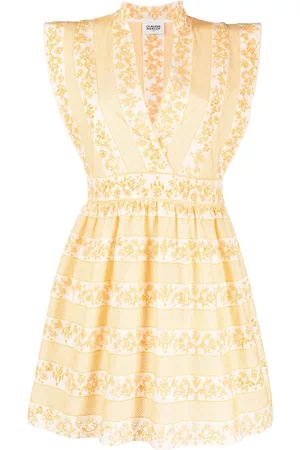 Claudie Pierlot Vestido con bordado floral
