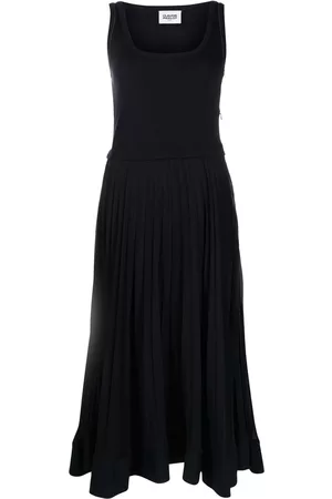 Claudie Pierlot Vestido con falda de pliegues