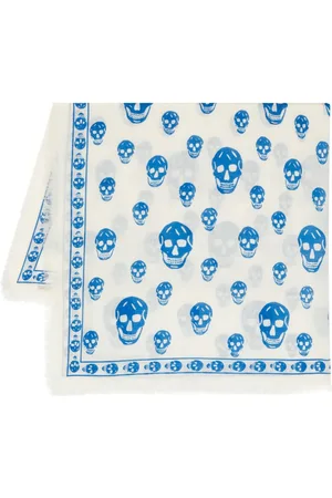 Alexander McQueen Mascada con estampado Skull