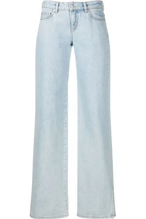 Chiara Ferragni Jeans anchos de tiro bajo