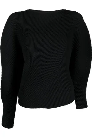 Issey Miyake Sudadera con diseño asimétrico