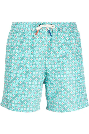 ALTEA Shorts de playa con estampado geométrico