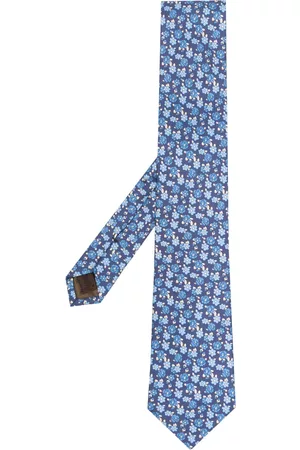 Church's Floral-print silk tie