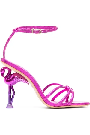 SOPHIA WEBSTER Sandalias Flo Flamingo con tacón de 115mm
