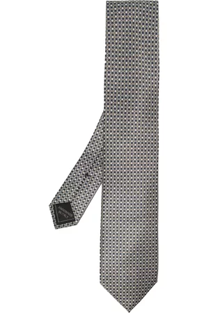 BRIONI All-over graphic-print tie
