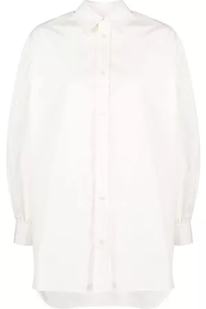 Plan C Mujer Camisas - Long-sleeved poplin shirt