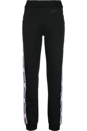 Moschino Pantalones con logo bordado