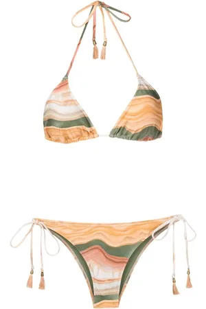 Lygia & Nanny Bikini Maya con lazo de borlas