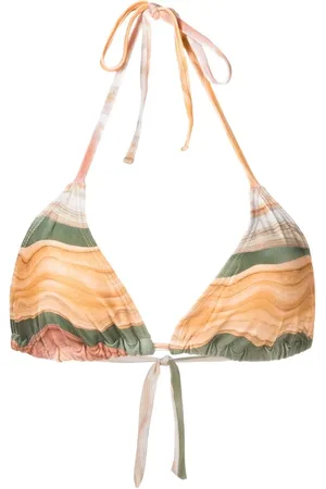 Lygia & Nanny Top de bikini con estampado abstracto