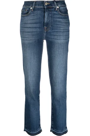 7 for all Mankind Jeans capri con diseño recto