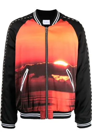 BLUE SKY INN Chamarra bomber con estampado gráfico