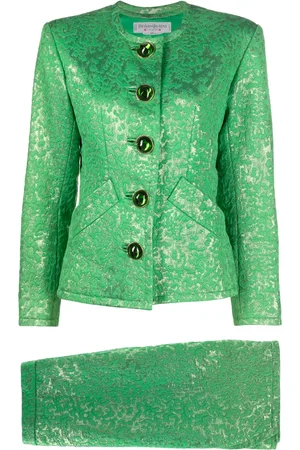 Saint Laurent Falda sin cuello 1980