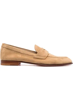 santoni Mocasines penny de gamuza