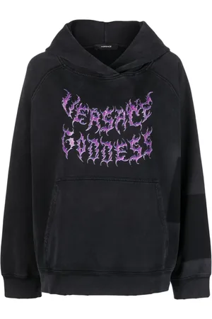 VERSACE Hoodie con estampado gráfico