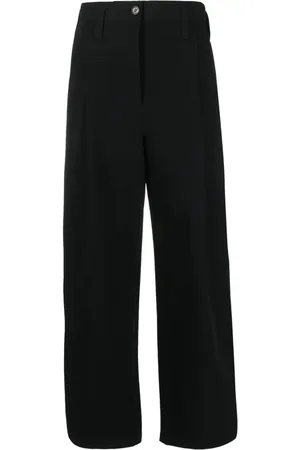 Serafini Pantalones de vestir con tiro alto