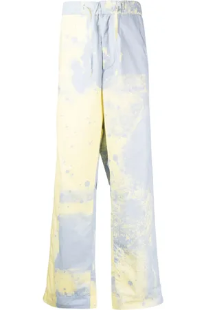 OAMC Pantalones rectos con efecto de pintura