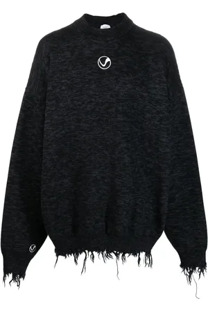 Vetements Sudadera con logo bordado