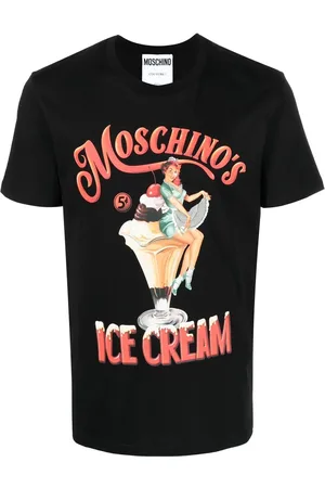 Moschino Playera con logo estampado