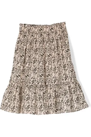 BONTON Falda acampanada con estampado floral
