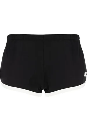 Courrèges Shorts con ribetes en contraste