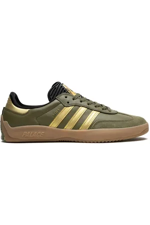 adidas Tenis Samba Olive Gold de x Palace Puig