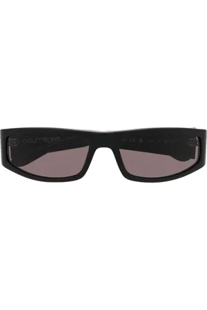 Courrèges Lentes de sol con logo estampado en los brazos