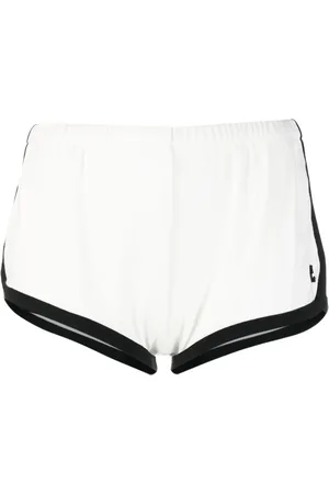 Courrèges Shorts con ribetes en contraste