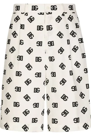 Dolce & Gabbana Shorts de popelina con monograma DG