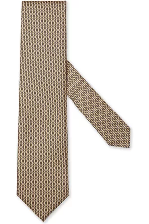 Z Zegna Graphic-print silk tie