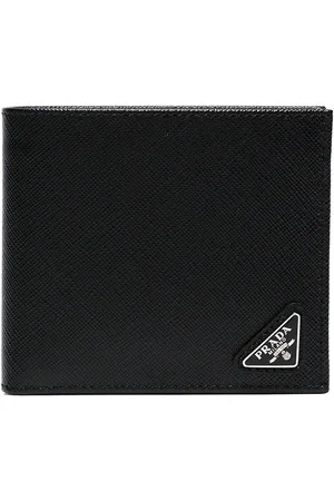 Prada Cartera plegable con logo