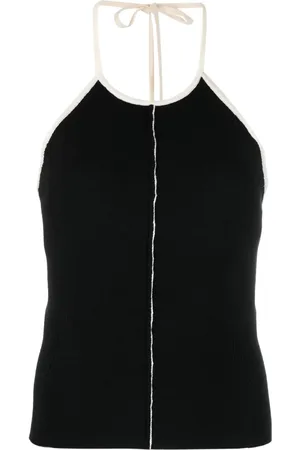 SUNNEI Top tejido con cuello halter