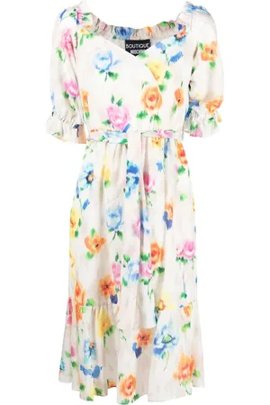 Moschino Vestido midi con estampado floral