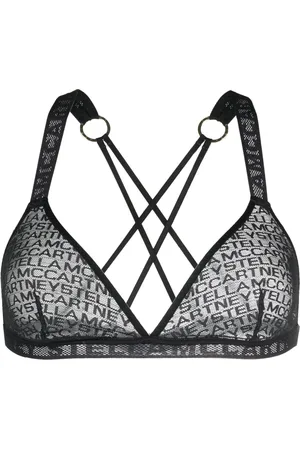 Stella McCartney Brasier con logo estampado