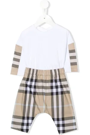 Burberry Mameluco con motivo Vintage Check