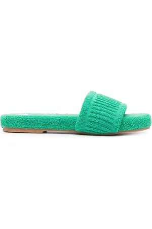 MANEBI Flip flops de tejido de rizo