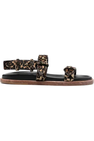 Golden Goose Sandalias con estampado de leopardo