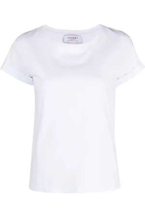 FARFETCH Playera con manga enrollada