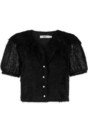 B+AB Camisa con efecto deshilachado
