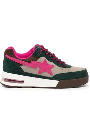 A Bathing Ape Tenis bajos con parche de estrella