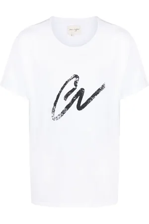 GREG LAUREN Playera con logo estampado